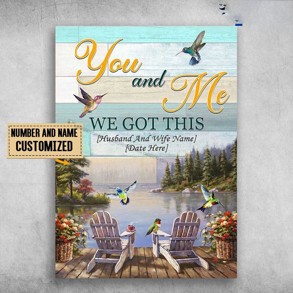 Hummingbird Flower, River Scenery, You And Me, We Got This Customized Persona...