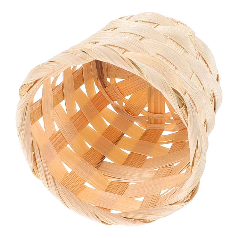 Bins Collapsible Storage Crate Cutlery Organizer Woven Basket