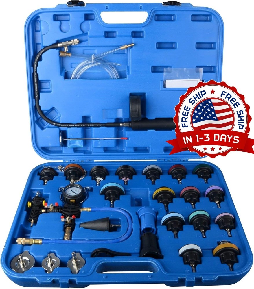 US NEW, Kit de recarga de vacío de refrigerante para el sistema de enfriamiento
