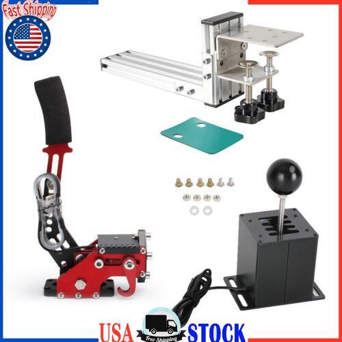 USB Handbrake with L Clip and 7+R H Shifter Fits Logitech G25  Steering Wheel U