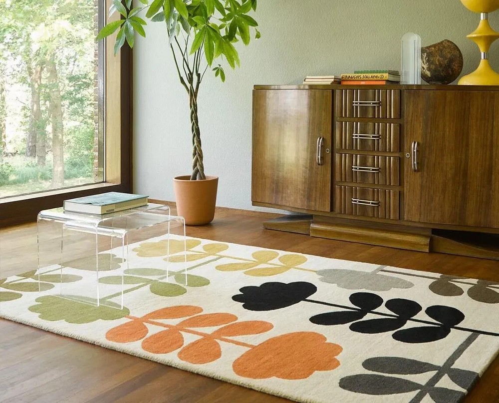 Hand Tufted Abstract Multi Color Modern Rug |Hand Made 100% Fine Wool Rug 5x8