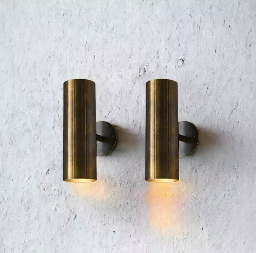 Mid-Century Italian Brass Sputnik Wall Sconce Lamp Fixture