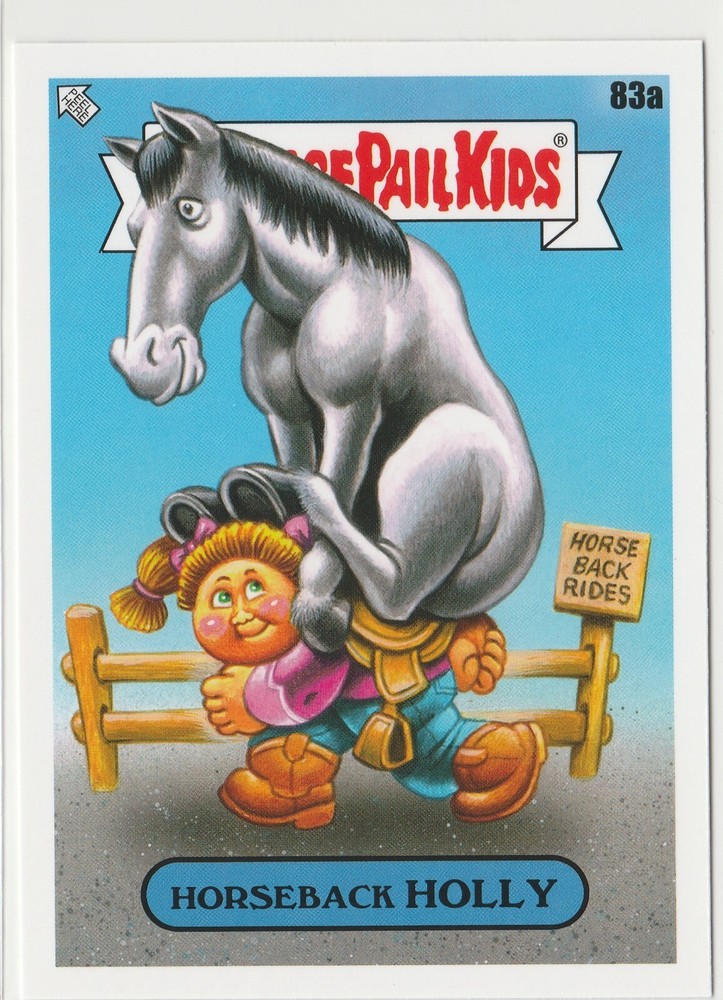 Horseback Holly #83a Garbage Pail Kids GPK 2021 Vacation Series