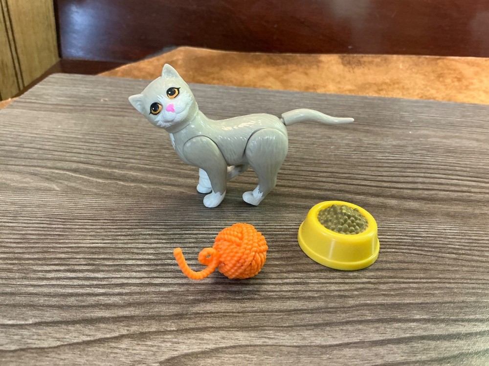 Mattel BarbieDoll Pet Kitty Cat & Accessory Set Lot # 14