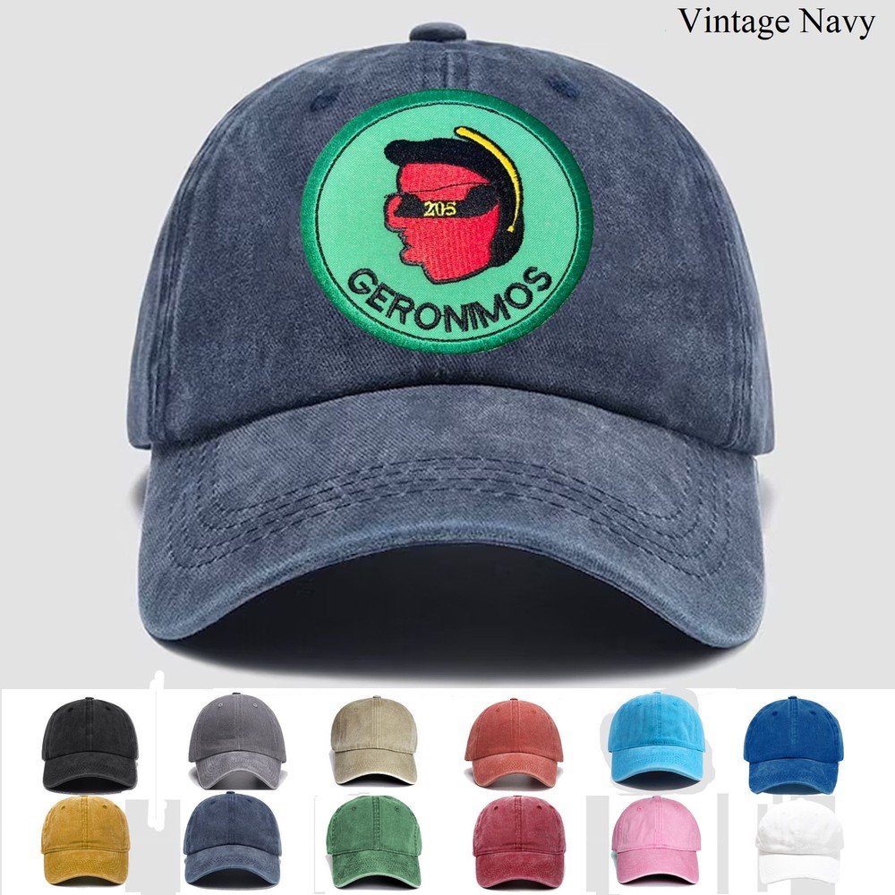 Custom Embroidered Hat US Army 205th Aviation Company Geronimos, Trucker Hat