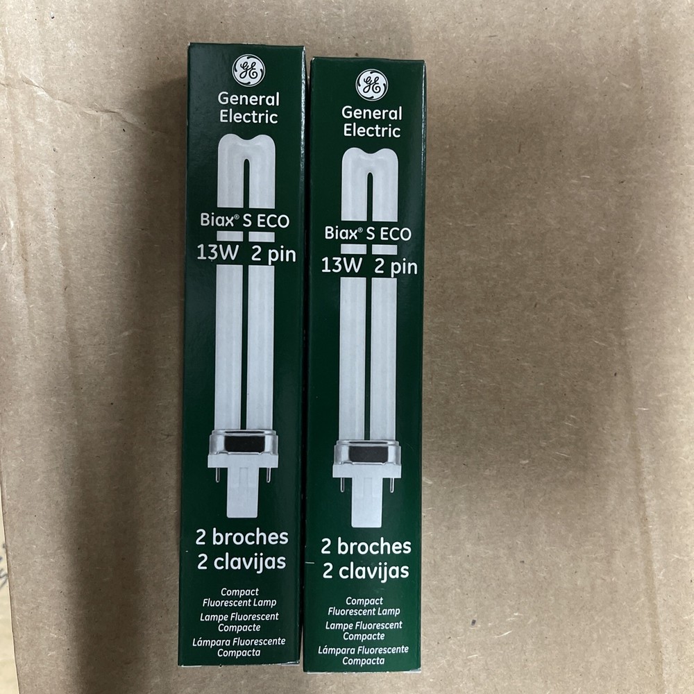 GE 97571 13W G23 2-Pin Compact Fluorescent Bulb 4000K Cool White