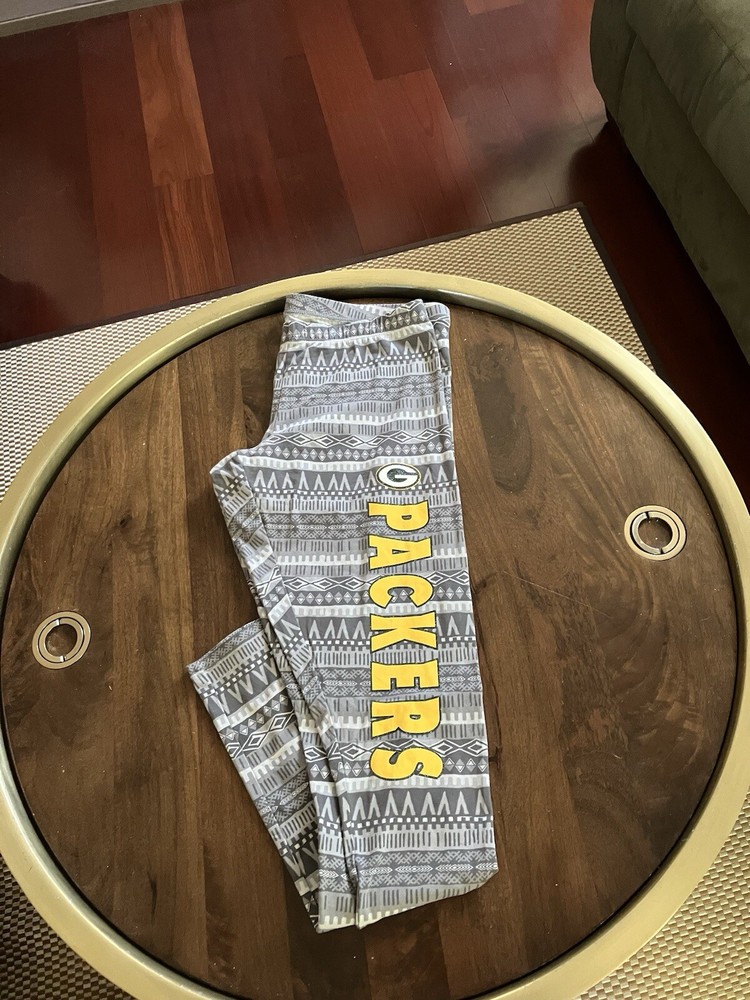 NFL Team Apparel Sleepwear Green Bay Packers Leggings Yoga Pants Women’s Size M