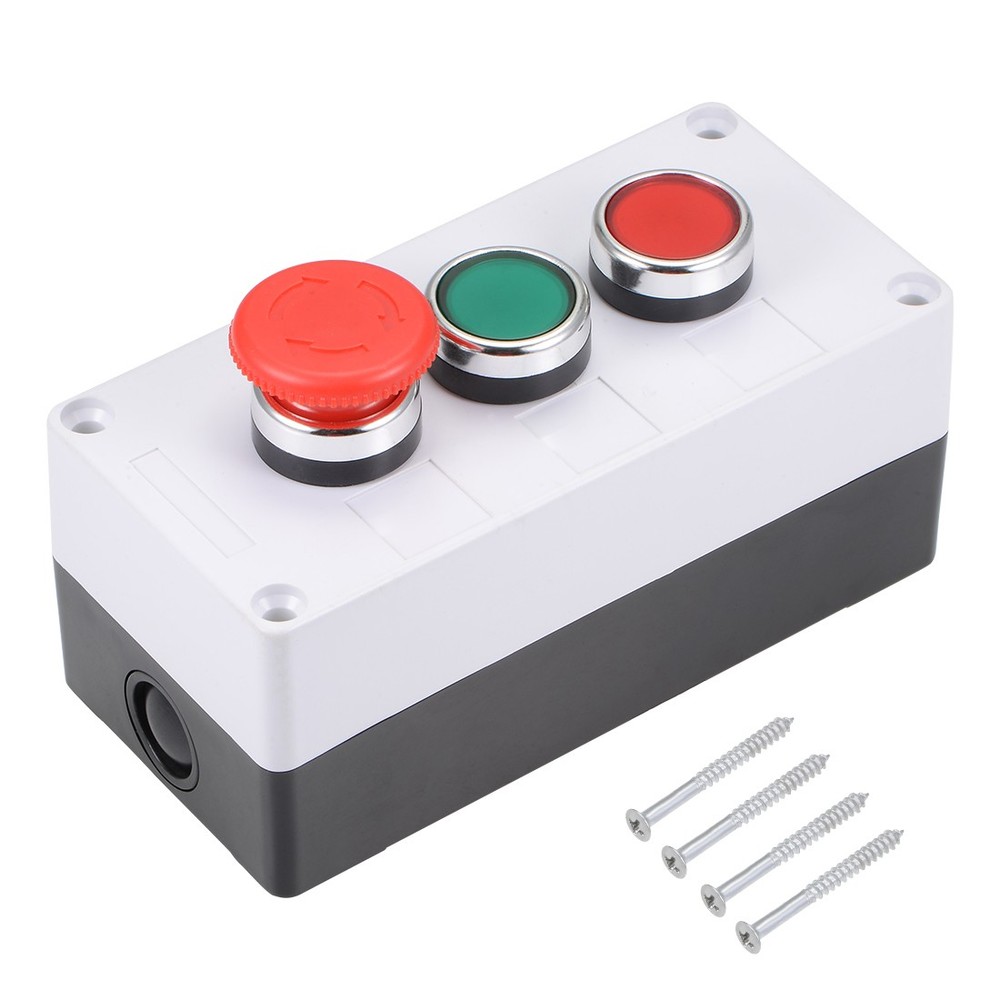 Push Button Switch Box Momentary NO NC Red Green Switches and Emergency Stop