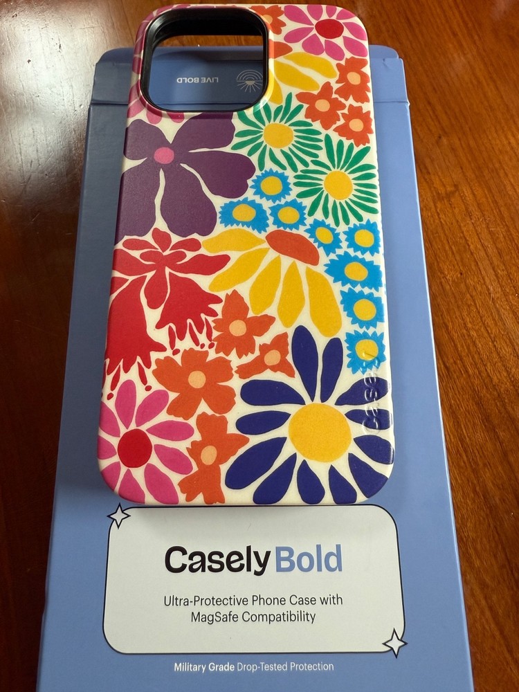 Casely Bold Flower Patch Multi-Color Floral iPhone 15 Pro Max Case