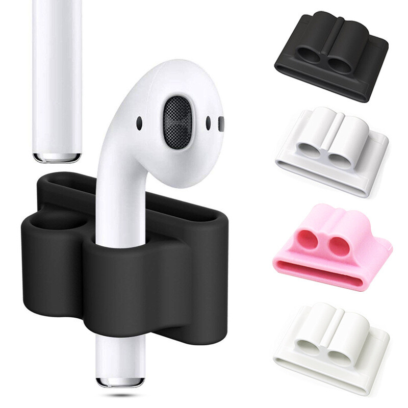 # For AirPods Silicone Protective Holder Watch Band Shockproof Anti Lost Ca