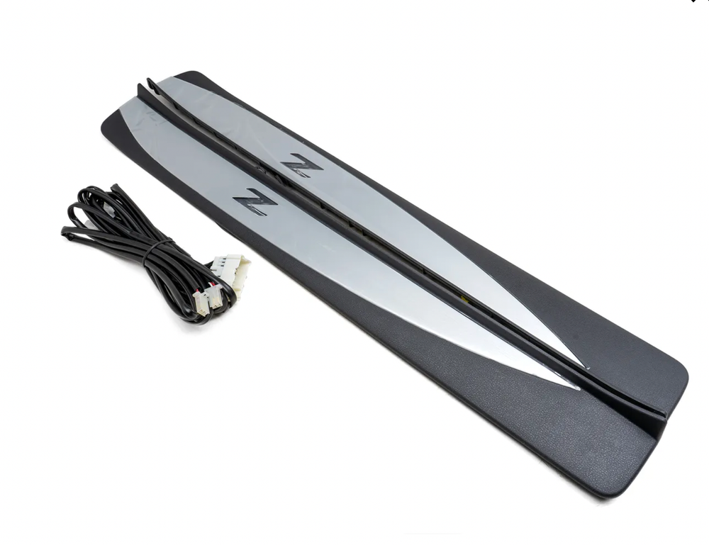2009-2020 OEM 370Z Z34 Illuminated Z Logo Kick Plates Sill Plates G6950-6GE0A
