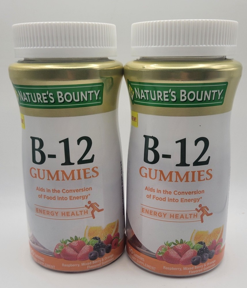 💥2 pk Vitamin B12 Gummies by Nature's Bounty, Dietary Supplement, Energy💥