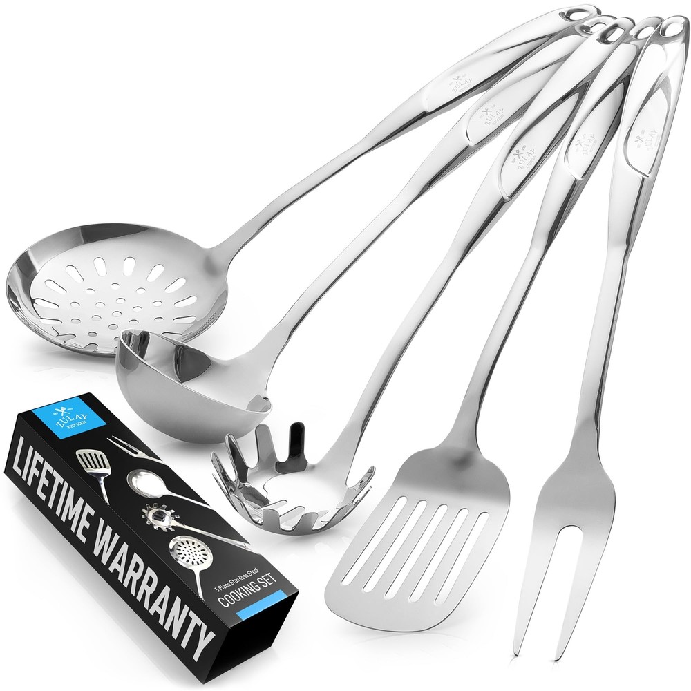 Premium Stainless Steel Cooking Utensil Set - Durable Kitchen Tools