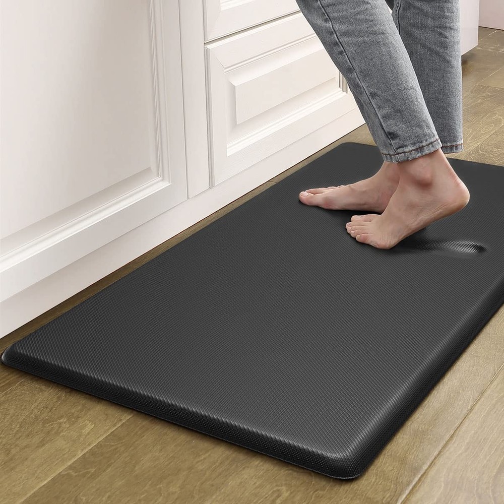 Kitchen Floor Mat Cushioned Anti Fatigue, Waterproof Non-Slip Standing Desk M...