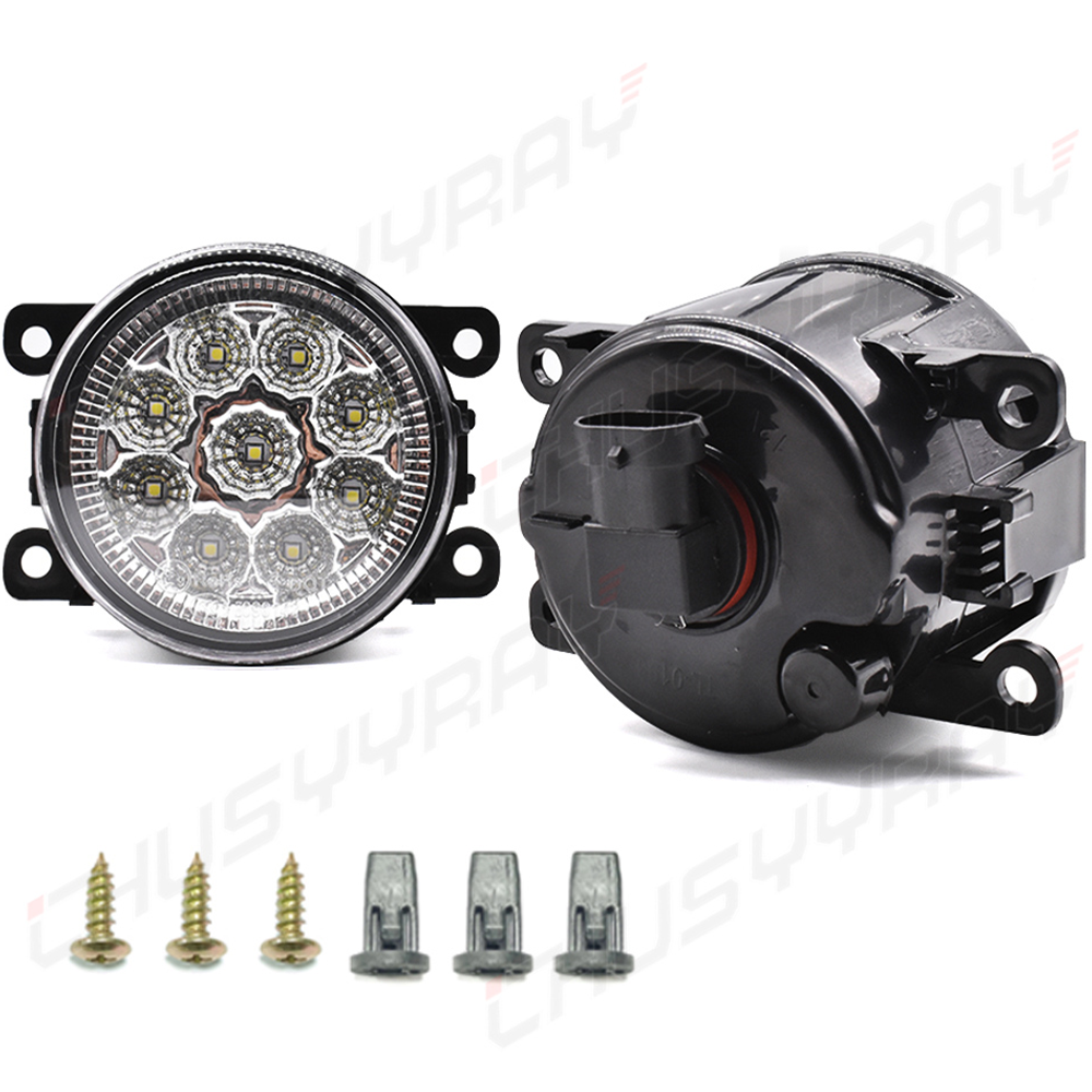 LED Front Bumper Fog Lights Lamp Clear Lens For Ford Explorer 2011-2015