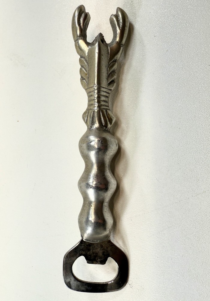 7-inch Cast Aluminum Lobster Figural Bottle Opener