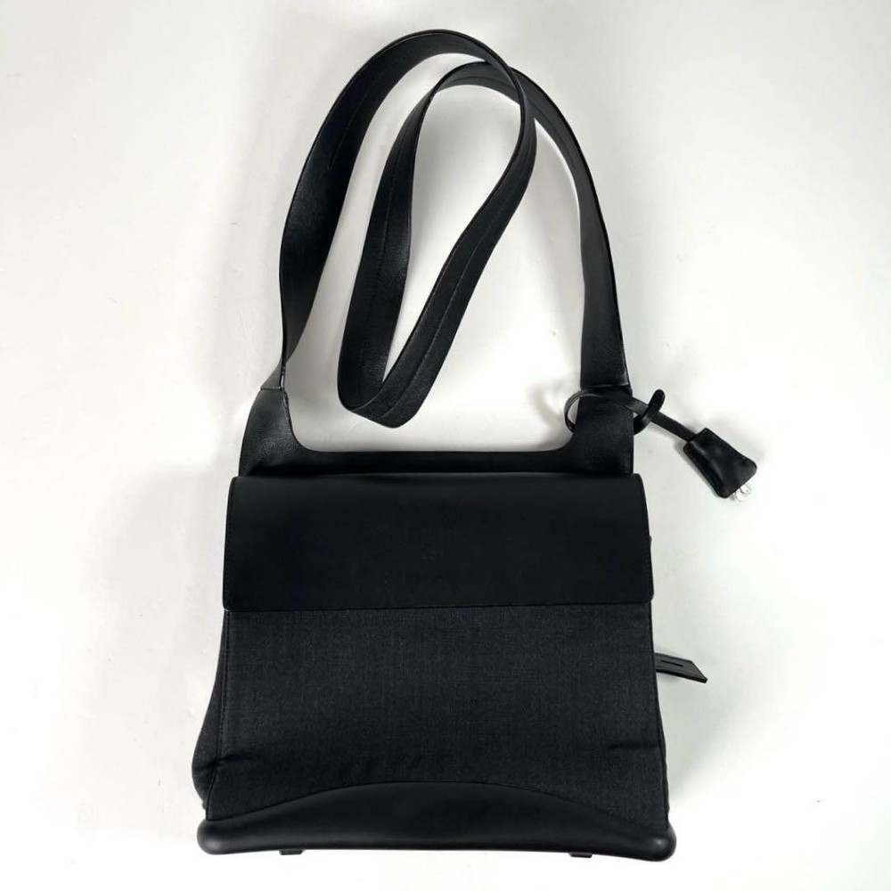 Vintage Prada AW1999 Nylon Leather Shoulder Bag