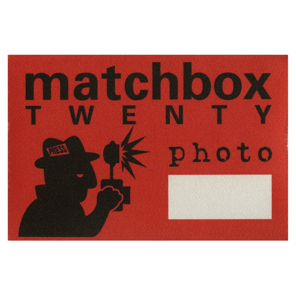 Matchbox 20 2000 Mad Season Concert Tour Photo Backstage Pass