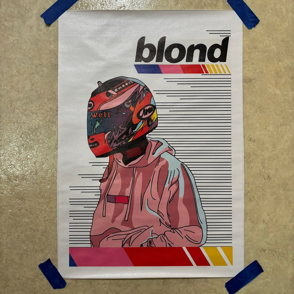 Frank Ocean - Blond ✅ Music Album ✅ Wall Art Canvas Poster Print ✅ 12x18 inch