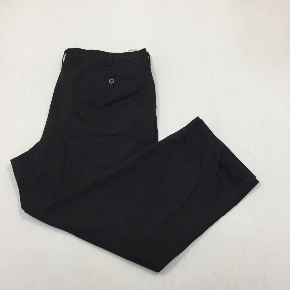 Dockers Chino Trousers Cotton Pants Straight Fit Mens Size 42W 30L Black