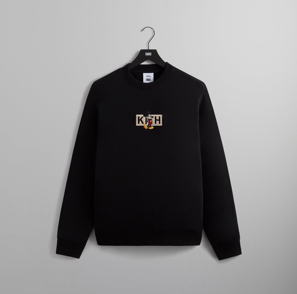 Kith x Disney Mickey & Friends Cyber Monday Mickey Classic Logo Crewneck Medium-image