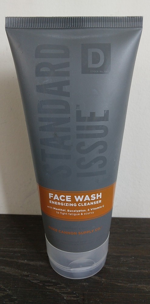 Duke Cannon Energizing Face Wash 6 oz Invigorating Cleanser for Men Refreshing Facial Cleansing Formula