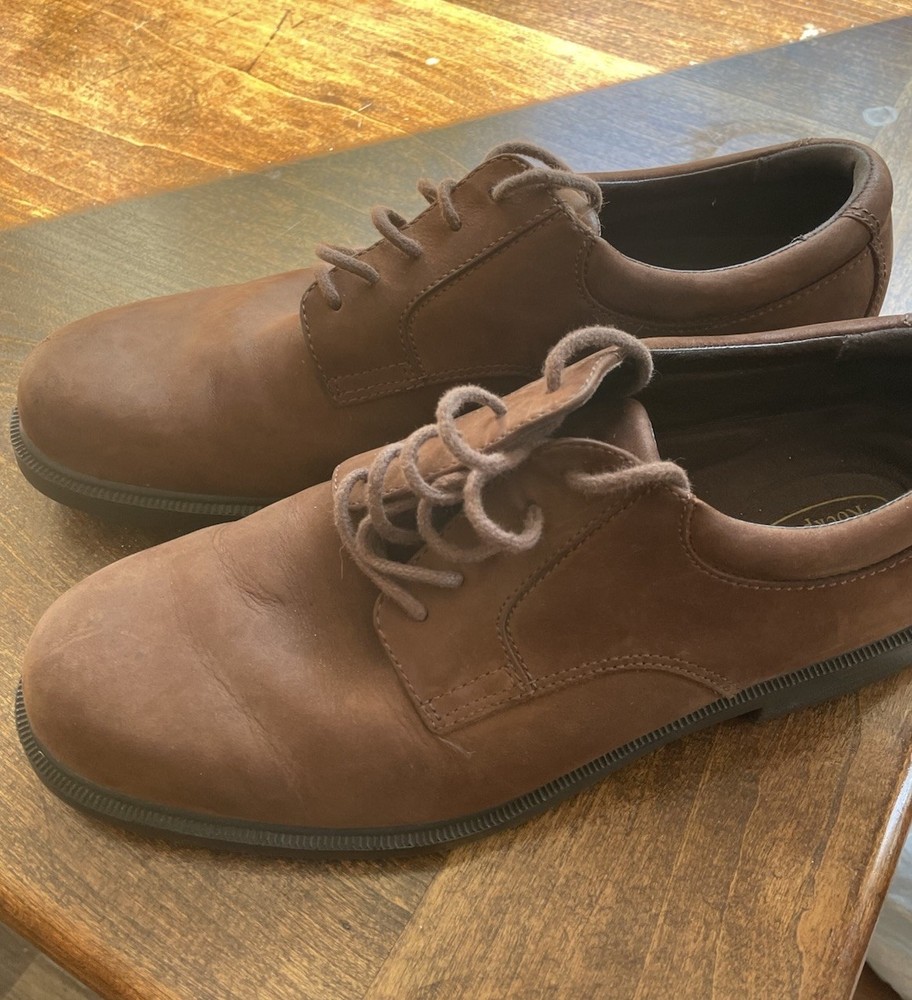 Rockport Brown Sueded Leather Men’s Lace Up Shoes Size 9M