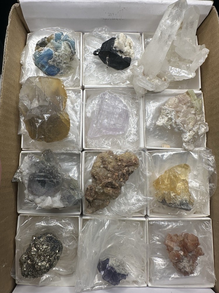Mix Crystals Lot Of 12