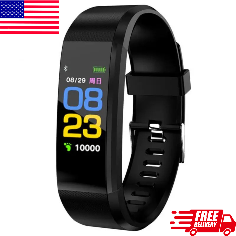 Smart Watch Activity Tracker Heart Rate For Women Men Oxygen BP Monitor US