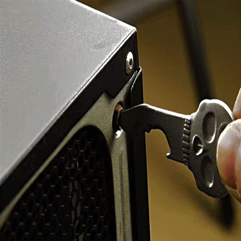 Black Skull Keychain Bottle Opener Gift for Men - Dad Husband Boyfriend