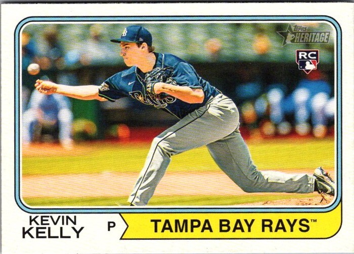 2023 Topps Heritage High Number - #517 Kevin Kelly (RC)