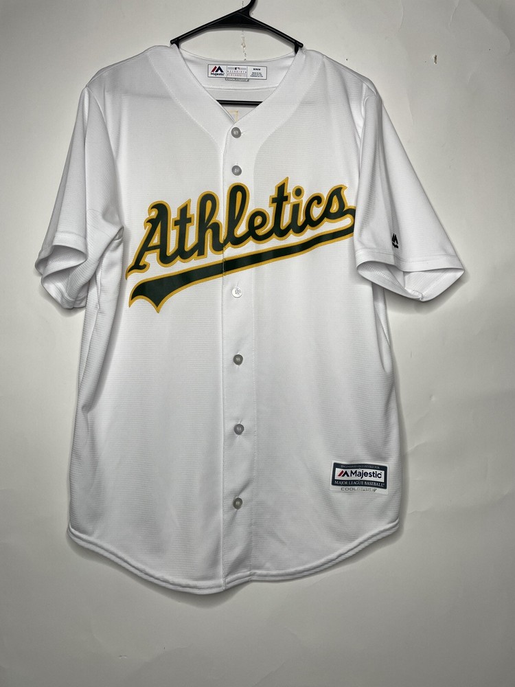 Oakland Athletics Jersey Size Medium Majestic Cool base White #2 Davis