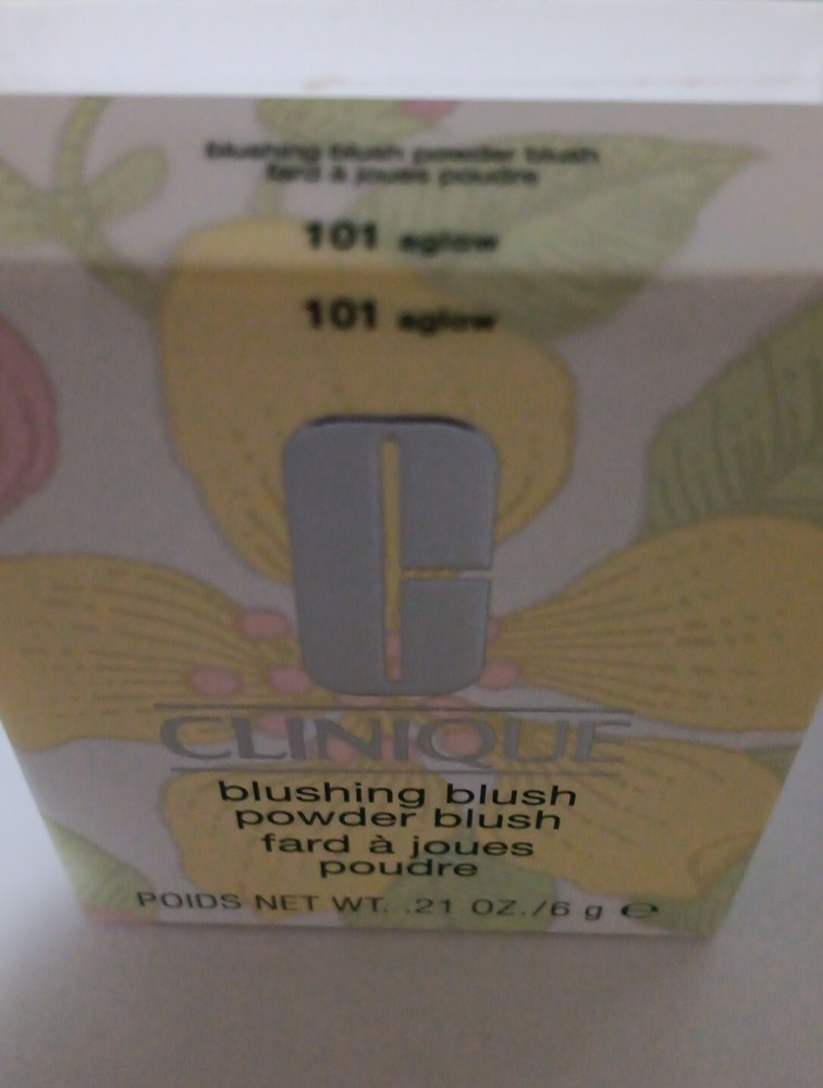 CLINIQUE Blushing Blush Powder Blush 101 AGLOW 0.21 oz / 6 g  Fresh Nib