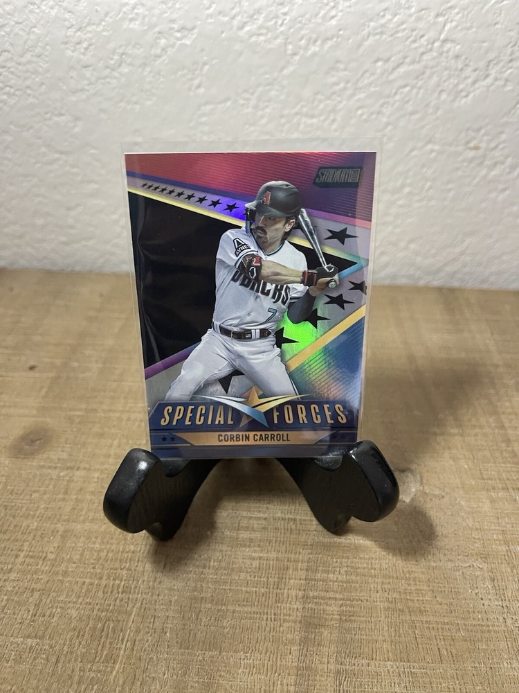 2024 TOPPS STADIUM CLUB CORBIN CARROLL SPECIAL FORCES BLACK SP #/99 DIAMONDBACKS