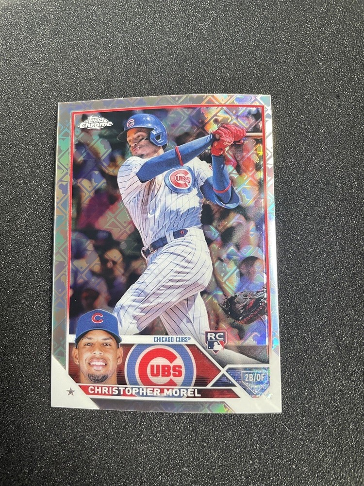 CHRISTOPHER MOREL Logofractor Refractor RC | 2023 Topps Chrome Chicago CUBS