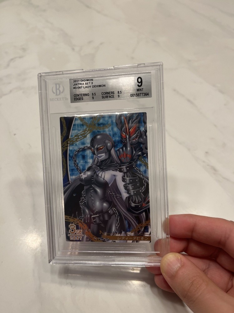 Digimon Jintrix LadyDevimon BGS 9 MINT