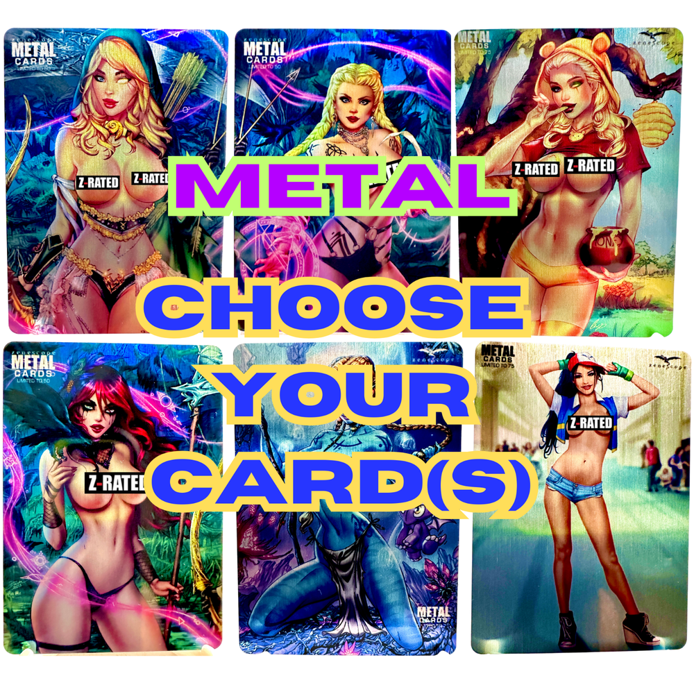 CHOOSE YOUR CARD! - Zenescope - Grimm Universe- METAL CARDS- Trading Cards