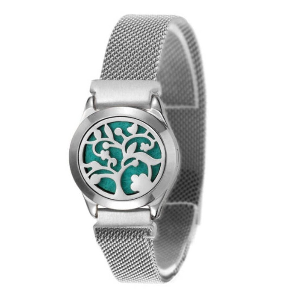 Stylish 316L Stainless Steel Aromatherapy Chain Bracelet for Men, Women, and Chi