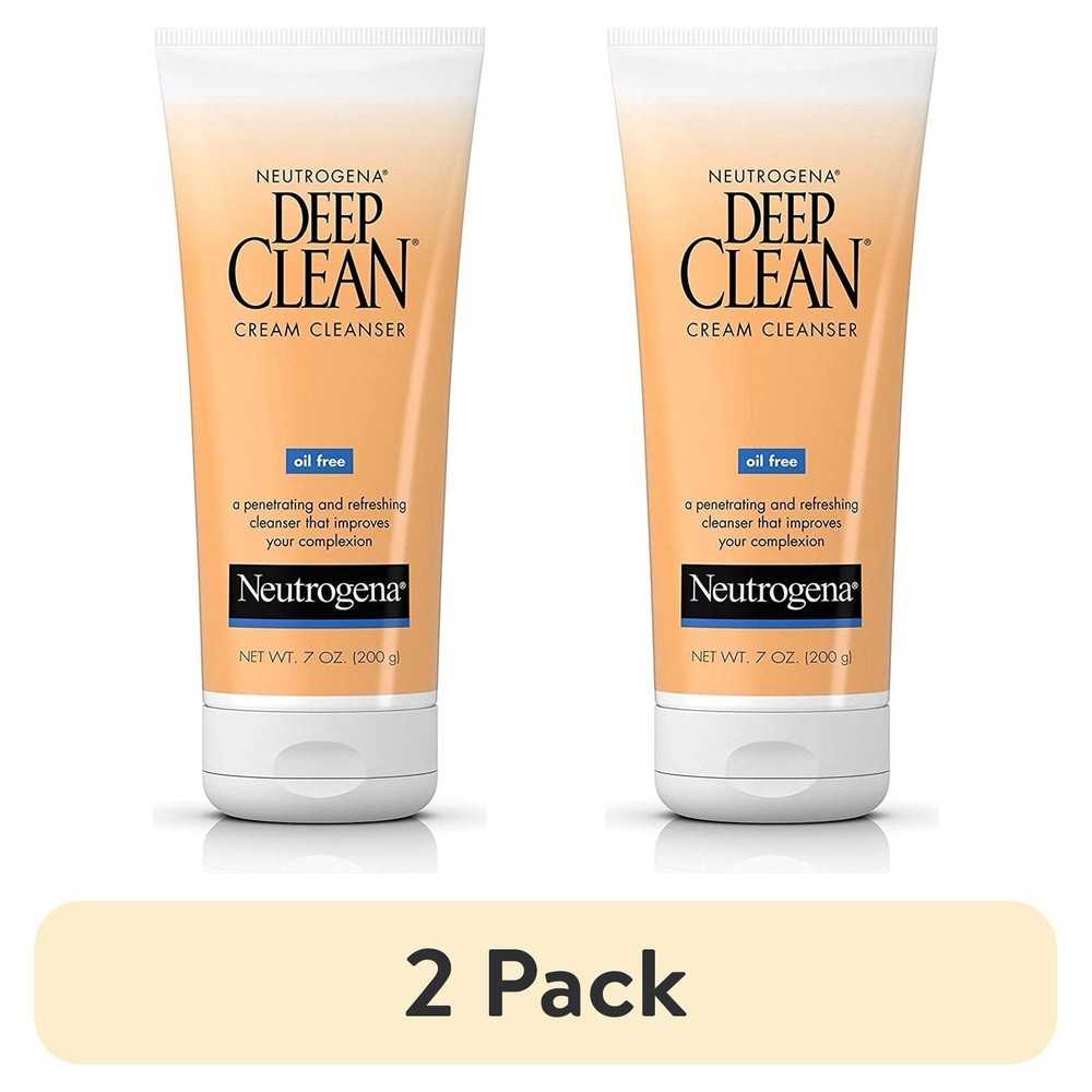 Neutrogena Deep Clean Facial Cleanser with Salicylic Acid 7oz Twin Pack