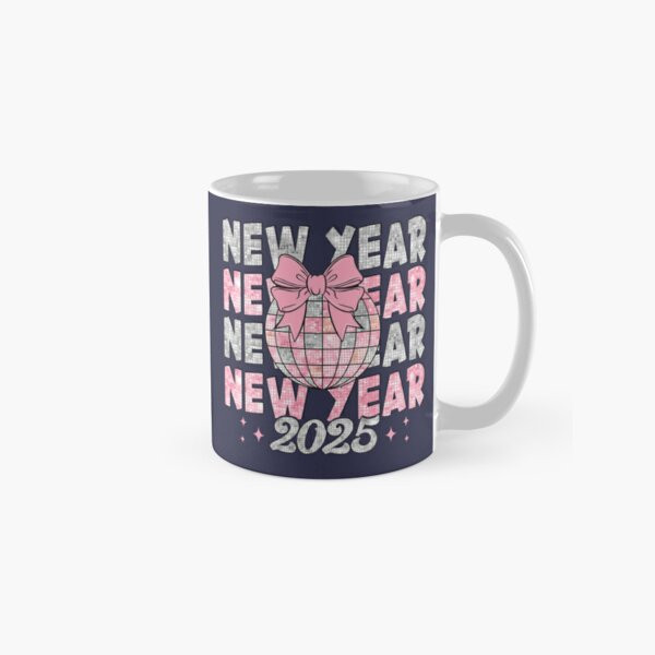 2025 New Year Classic Ceramic Mug - Perfect Family Gift