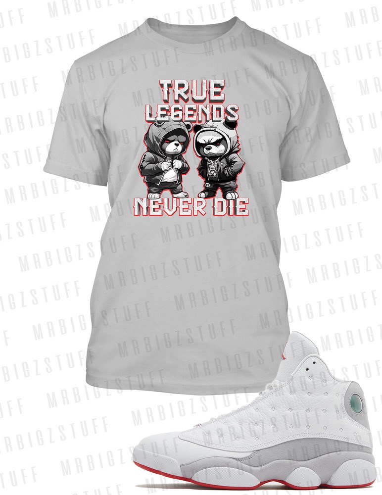 True Legends Men's Big Tall Small Pro Club Shaka Graphic Tee Shirt J13 Wolf Grey