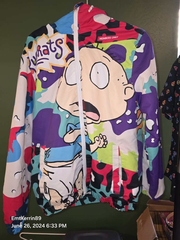 Nickelodeon Rugrats Tommy Chuckie Windbreaker Jacket for Kids Small-image