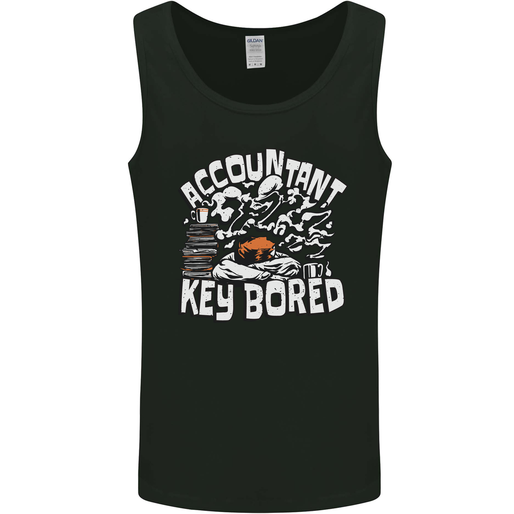 A Bored Accountant Mens Vest Tank Top