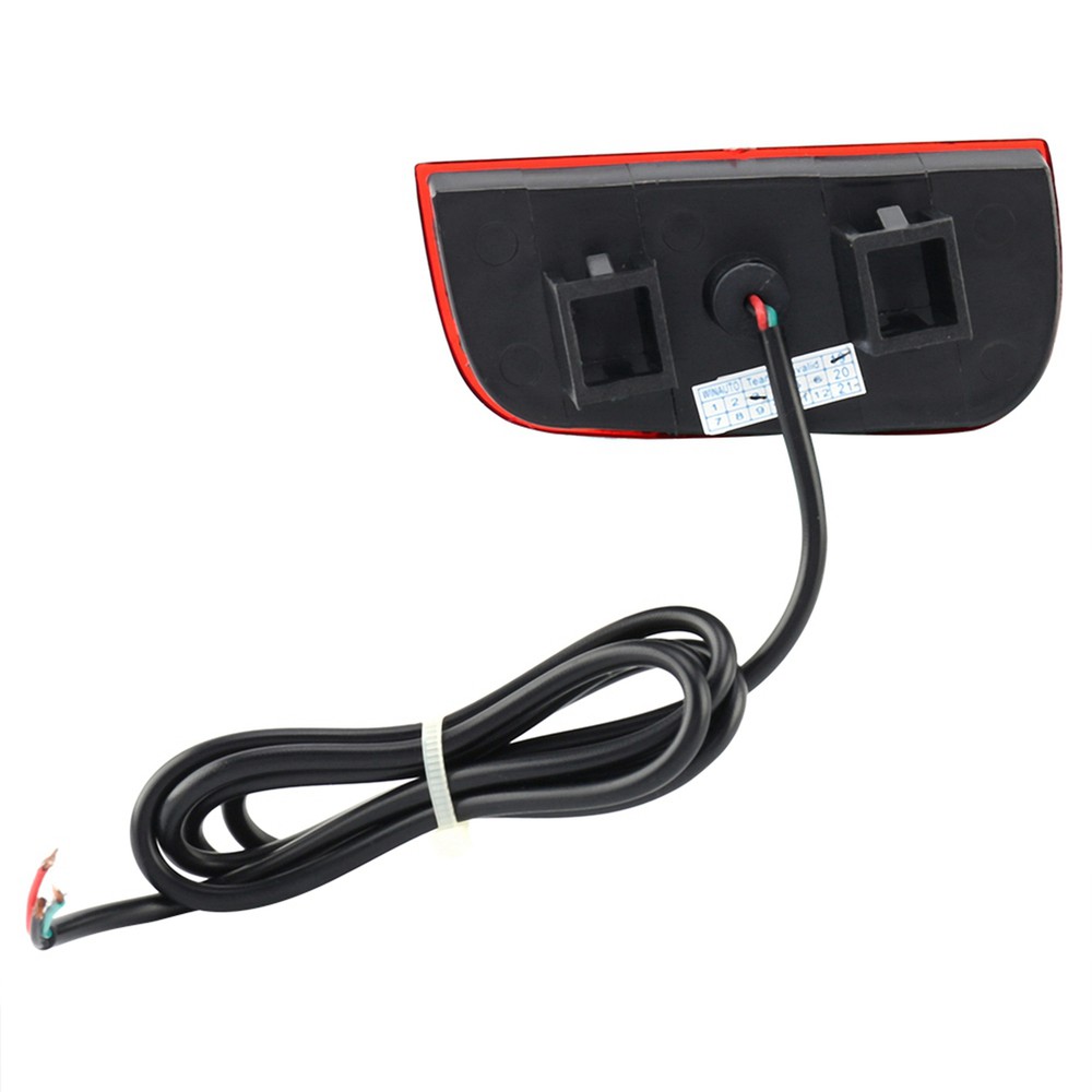 *2pcs Car Rear Bumper Tail Light DRL LED Brake Reflector Fog Lamp For 2016