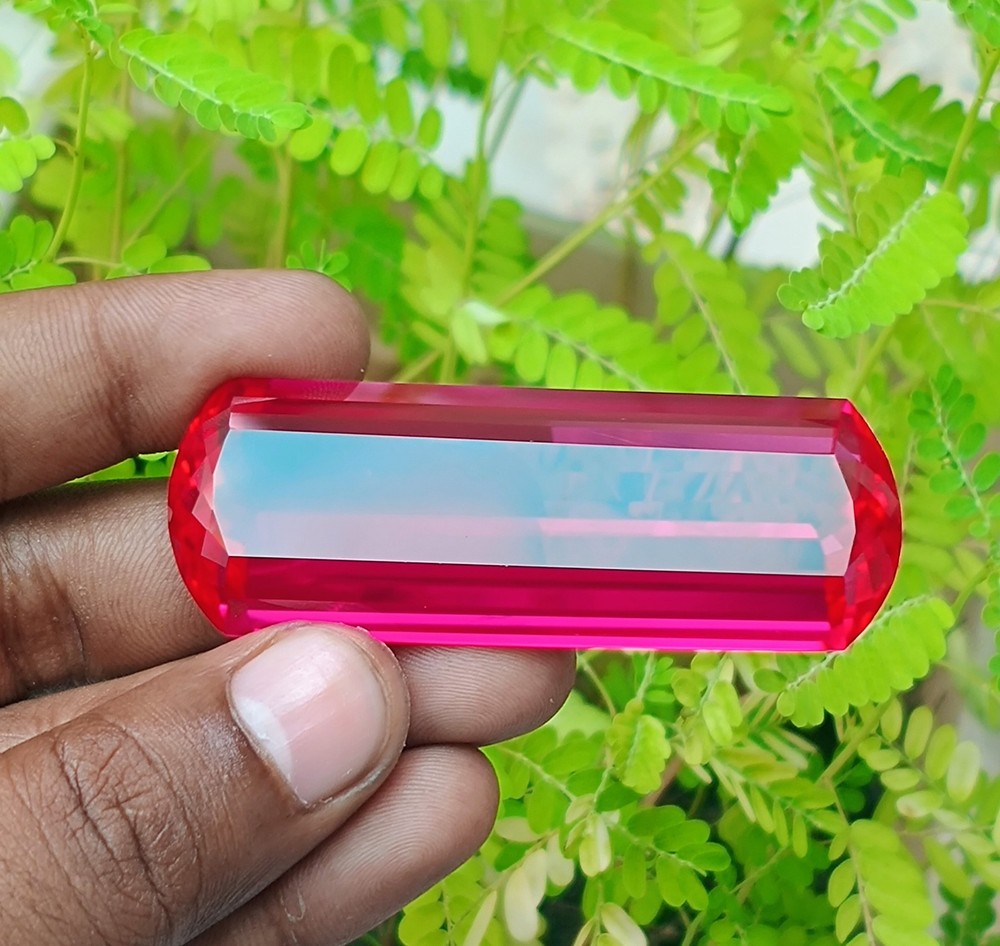 Gigantic 228 Ct Mogok Pink Ruby Fancy Cut Certified Natural Gemstone SEE VIDEO