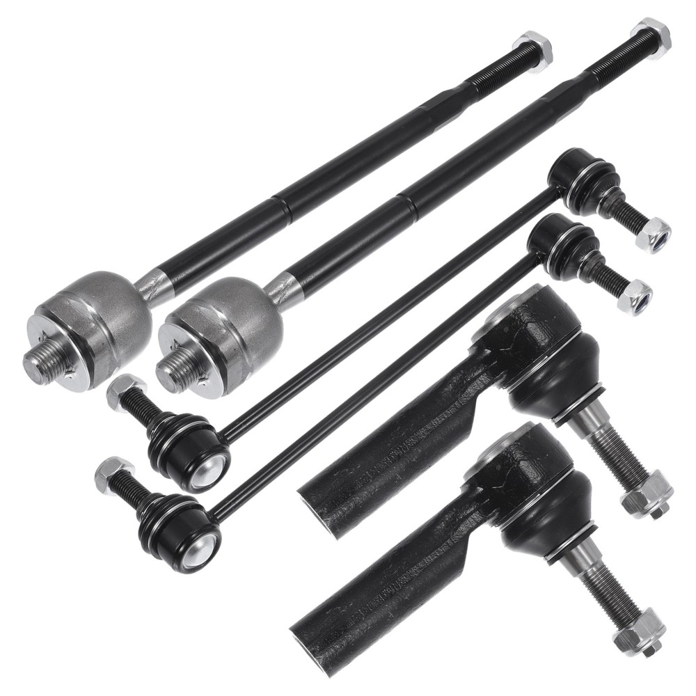 Front stabilizer bar with front suspension tie rod end