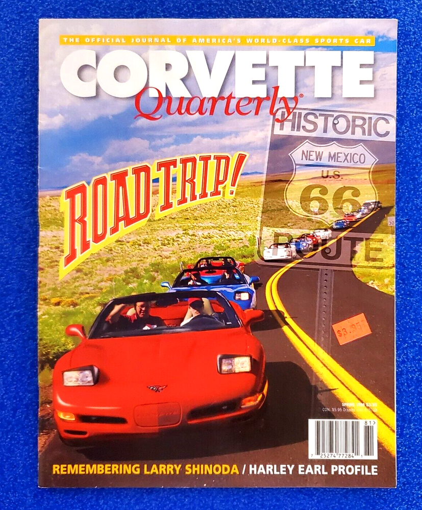 CORVETTE QUARTERLY: ROAD TRIP! HISTORIC ROUTE 66 CHEVROLET SPRING 1998 MAGAZINE