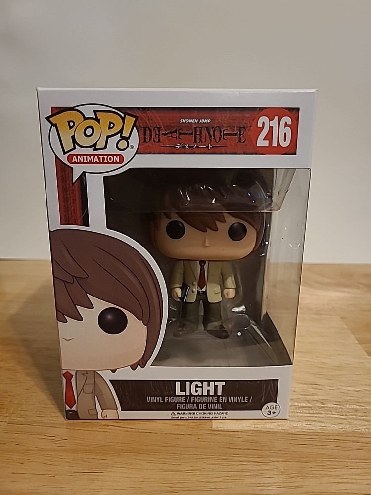 Funko Pop! Vinyl: Death Note - Light #216 (2017 Vaulted) With Protector