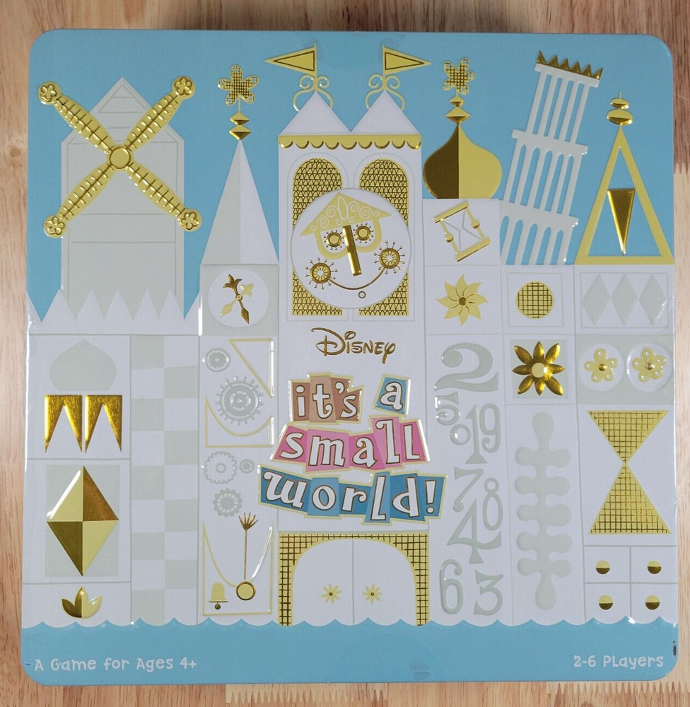 Disney Its a Small World Collectors Edition Board Game in Retro Tin by Funko