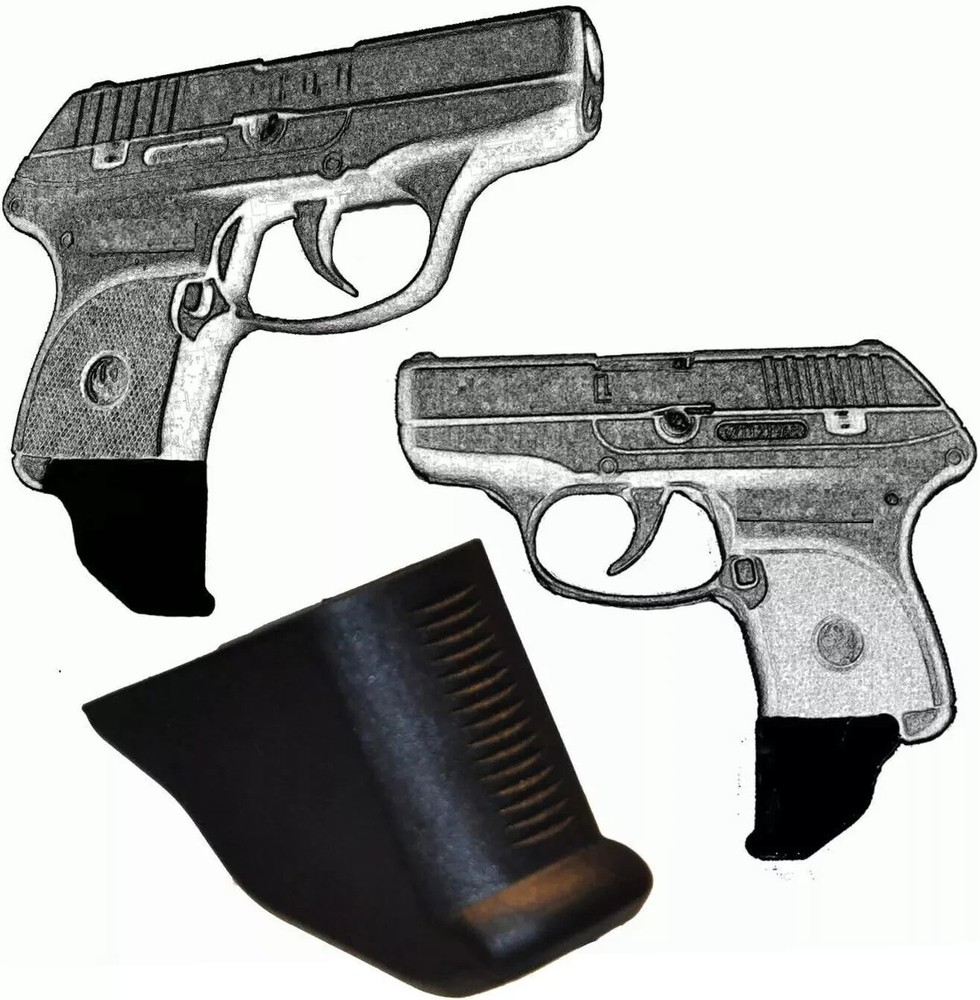 Grip Extensions Fits Ruger LCP 380 & LCPII 380 (NO LCP MAX or .22 ) 2/4/6 Packs